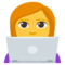 Woman Technologist emoji on Emojione